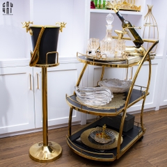 GOLDEN ICE BUCKET HOLDER - GIÁ ĐỰNG XÔ ĐÁ