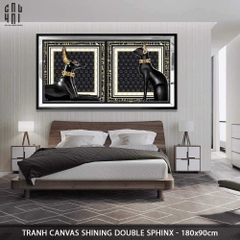 TRANH CANVAS SHINING DOUBLE SPHINX 90X180CM