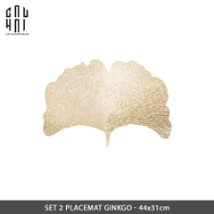 SET 2 PLACEMAT GINKGO