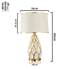 ĐÈN BÀN MARTHA - MARTHA PORCELAIN SIDE TABLE LAMP