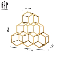 ĐẾ RƯỢU GOLDEN HEXAGON