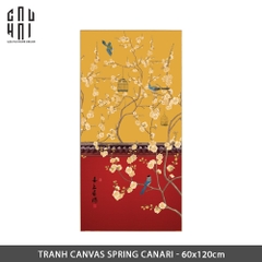 TRANH CANVAS SPRING CANARI 60X120CM