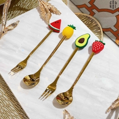 SET MUỖNG NĨA FRUIT 4PCS