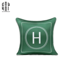 VỎ GỐI SOFA LỤA HORA - GREEN 45X45CM