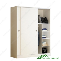 Tủ quần áo cánh lùa 1m6 gỗ công nghiệp - QA 05