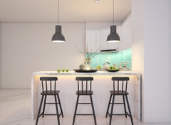 Tủ Bếp Gỗ Đẹp Giá Rẻ - TB 01