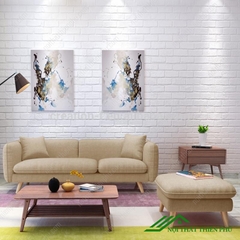 Sofa Văng Gỗ Bọc Vải Nỉ Malaysia 1m6 - SF 10