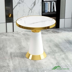 Bàn Trà Mặt Đá Mạ Vàng - BT 38