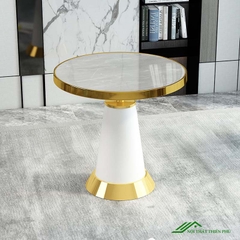 Bàn Trà Mặt Đá Mạ Vàng - BT 38