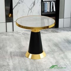 Bàn Trà Mặt Đá Mạ Vàng - BT 38