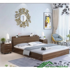 Giường gỗ công nghiệp không ngăn kéo - GN 05