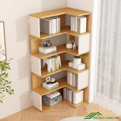 Kệ sách gỗ góc tường - KS 03