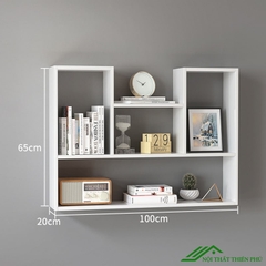 Kệ sách treo tường hiện đại - KS 07