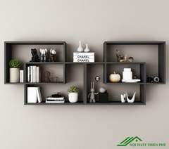 Kệ sách treo tường mini gỗ MDF - KS 04