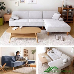 Sofa Chữ L Nỉ Bền Đẹp Hà Nội Giá Rẻ - SF 52
