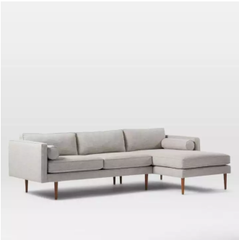 Sofa Góc Gỗ Tự Nhiên Bọc Nỉ Giá Rẻ - SF 25