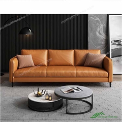 Sofa Da Cao Cấp Khung Gỗ Tự Nhiên - SF 92