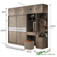Tủ Quần Áo Đa Năng Giá Rẻ - QA 69