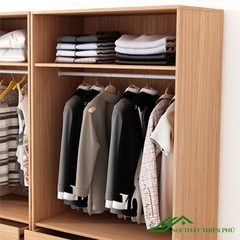 Tủ quần áo thiết kế hiện đại gỗ mdf - QA 11