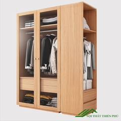 Tủ quần áo thiết kế hiện đại gỗ mdf - QA 11