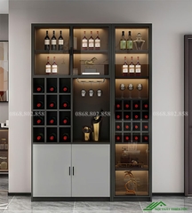Tủ trưng bày rượu có đèn led cao cấp - TR 33
