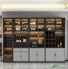 Tủ trưng bày rượu có đèn led cao cấp - TR 33