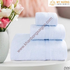 Bộ 3 khăn cotton cao cấp màu hồng phấn