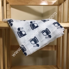 COMBO Bộ 8 khăn Khăn xô tắm 4 lớp in hình xuất Nhật cao cấp
