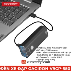 Đèn trước xe đạp Gaciron V9CP-550