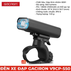 Đèn trước xe đạp Gaciron V9CP-550