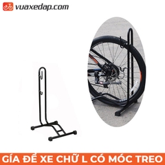 Giá để xe đạp chữ L có móc treo