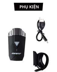 Đèn trước xe đạp GIANT 300 Lumen Pin 1500mAh, Vỏ chất liệu ABS, nhỏ gọn, di động và có thể sạc lại bằng USB