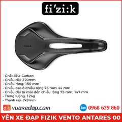 Yên xe đạp Fizik Vento Antares 00 (Carbon)