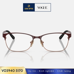 Gọng kính thép không gỉ Unisex, nam nữ Vogue OVO3940 5170 chính hãng - LensOptic