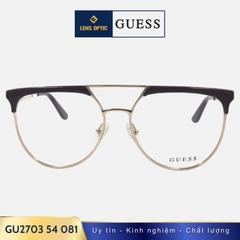 Gọng kính thép không gỉ Unisex, nam nữ GUESS GU2703 54 081 chính hãng - LensOptic