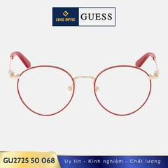 Gọng kính thép không gỉ Unisex, nam nữ GUESS GU2725 50 068 chính hãng - LensOptic