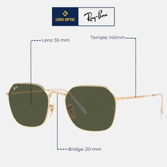 Kính mát Ray-ban nam ORB38944 001/31 (55 )