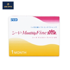 Kính áp tròng SEED 1 tháng không màu SEED Monthly Fine UV