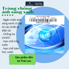 Tròng kính chống chói Duralens 1.56 HMC