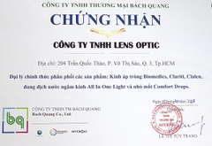 [30 Lens] Kính áp tròng trong suốt Biomedics 1day Extra, lens không màu có độ -0.50>-10.00-Lens Optic