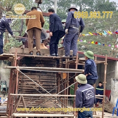 Thi công đúc chuông nặng 1500kg tại TP Việt Trì tỉnh Phú Thọ