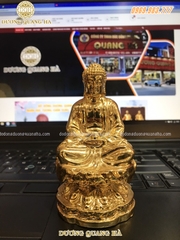 Tượng Phật Adida cỡ nhỏ mạ vàng cao cấp sắc nét