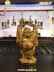 Tượng Phật Di Lặc mạ vàng cỡ nhỏ đặt xe oto