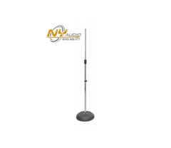 On-Stage MS7201C Round Base Mic Stand (Chrome)