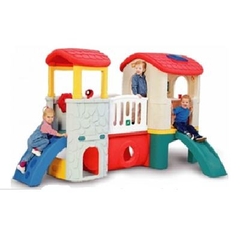 Bộ nhà leo cầu trượt 2 khối