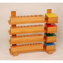 Kệ đựng bộ hình trụ có núm và không có núm