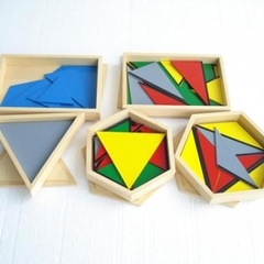 Tạo hình từ hình tam giác cỡ nhỏ – Mini constructive triangles