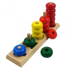 5 cột tính với 5 màu sắc khác nhau