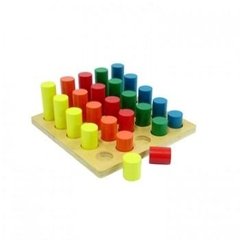 Xếp hình các mẫu hình trụ