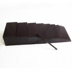 Thang nâu cao cấp làm từ gỗ sồi – Premium beechwood brown stair